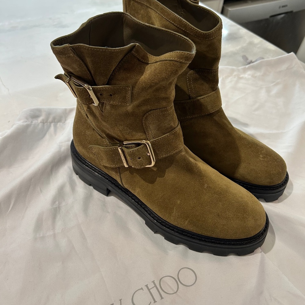 Jimmy Choo suede boots